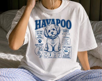 Camisa divertida de Havapoo - Regalo de perro retro - Ropa sarcástica de Havapoo