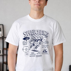 Funny Speedcubing Shirt - Retro Speedcubing Gift - Sarcastic Speedcubing Clothing