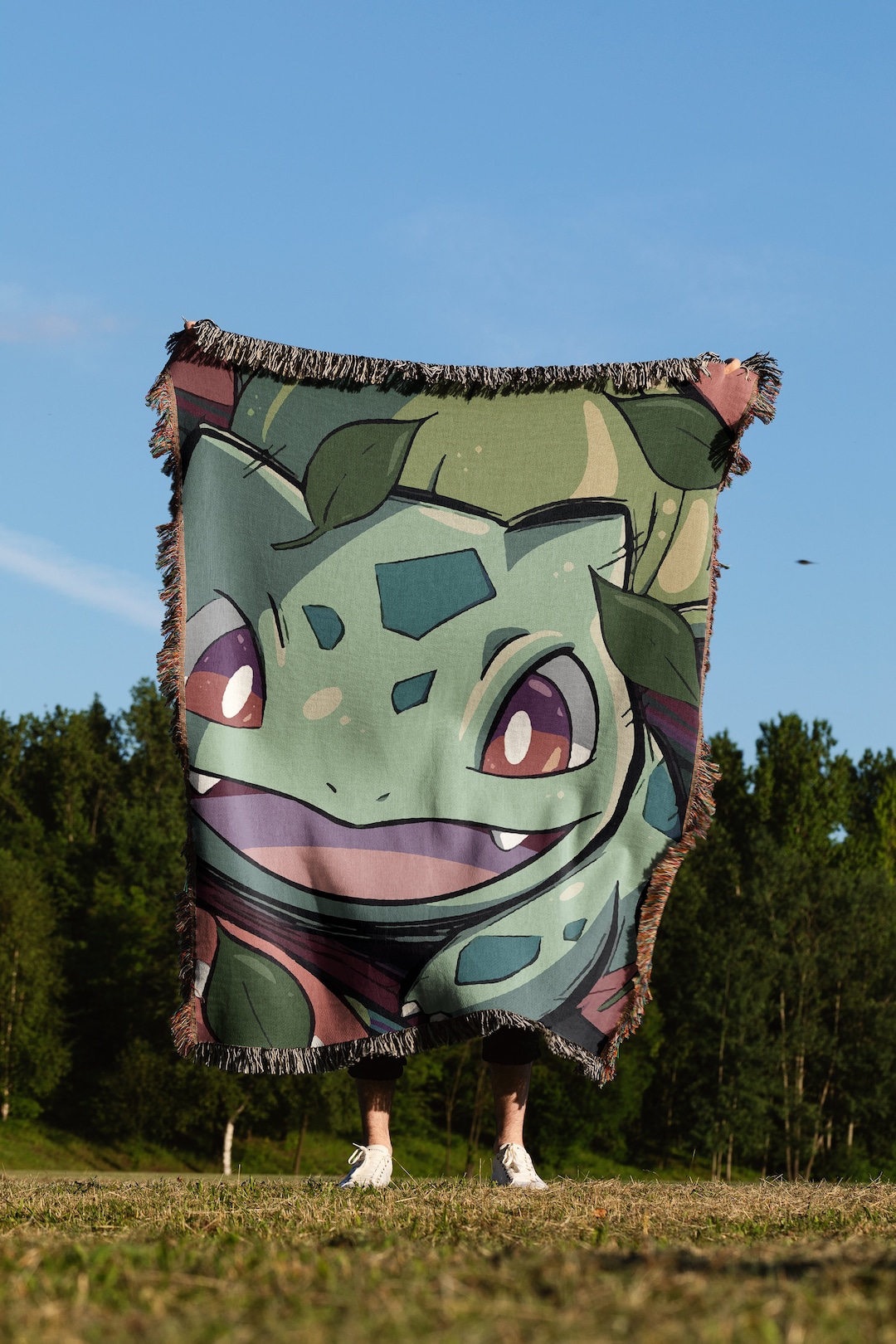 Bulbasaur Blanket Bulbasaur Gift, Bulbasaur Accessories, Bulbasaur