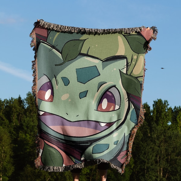 Bulbasaur Blanket Etsy