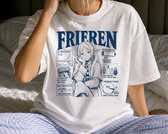 Camiseta divertida de anime - Camiseta retro de manga - Regalo para frikis del anime