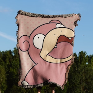 Slowpoke Blanket - Slowpoke Gift, Slowpoke Accessories, Slowpoke Decoration & Slowpoke Woven Blanket