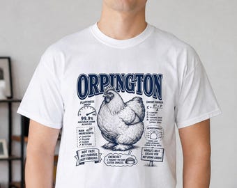 Camiseta divertida de Orpington - Regalo retro para mascotas - Ropa sarcástica de Orpington