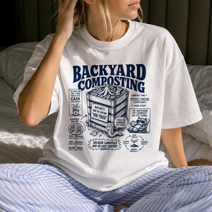 Funny Backyard Composting Shirt - Retro Backyard Composting Gift - Sarcastic Backyard Composting Clothing