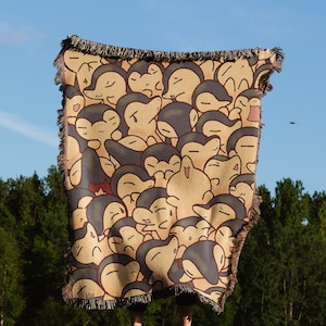 Cyndaquil Blanket - Cyndaquil Gift, Cyndaquil Accessories, Cyndaquil Decoration & Cyndaquil Woven Blanket