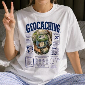 Funny Geocaching Shirt - Retro Collecting Gift - Sarcastic Geocaching Clothing