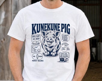 Camiseta divertida de Kunekune Pig - Regalo retro de cerdo - Ropa sarcástica de Kunekune Pig