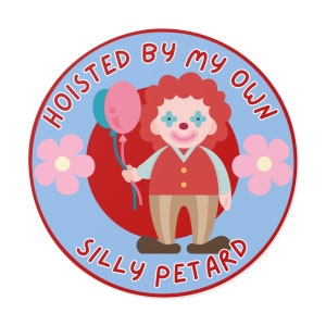 My Silly Petard Vinyl Sticker - Red