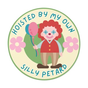 My Silly Petard Vinyl Sticker - Green