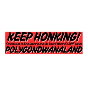 Polygondwanaland King Gizzard and the Lizard Wizard Bumper Sticker