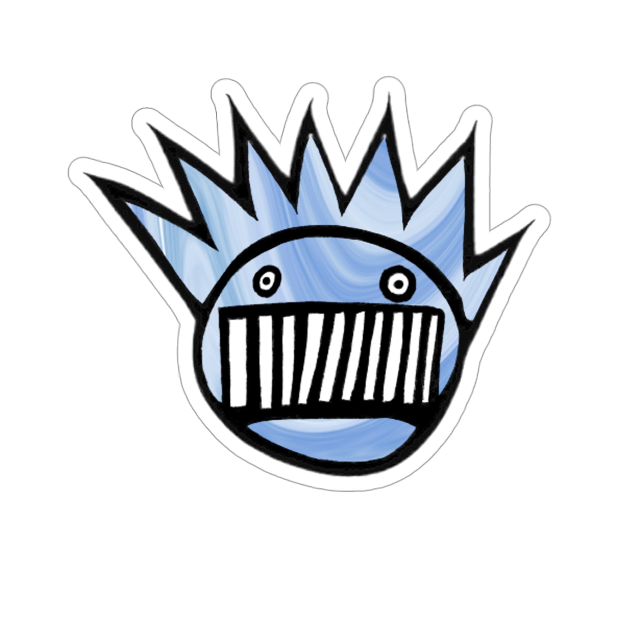 Boognish Vinyl Sticker - Blue Swirl - Etsy