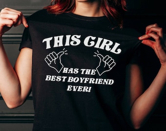 Classy Canuck Best Boyfriend T-Shirt – White Text On Classic Cotton Tee