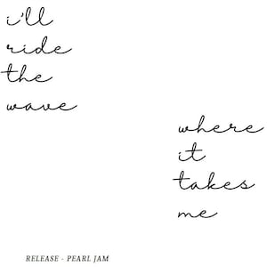 Release by Pearl Jam Black & White
