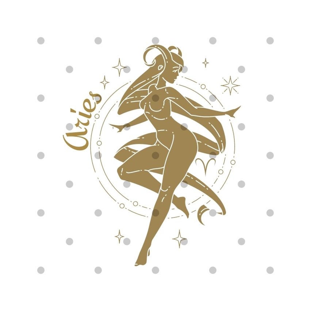 April Fire Sign Aries, Astrology, Zodiac, Fire Sign, March 21 - April 19, SVG, PNG, JPG ...