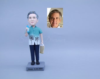 Custom Man Bobbleheads, Personalized Boyfriend Bobblehead, Custom Husband Bobblehead, Custom Father Bobblehead, Custom Boss Bobbleheads