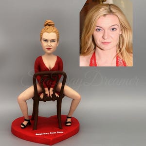 Custom Sexy Girl Bobblehead Head Doll, Girl Coming Of Age Gift. Single Bestie, Adult Gifts For Girls. Female Bobbleheads, Character Statue