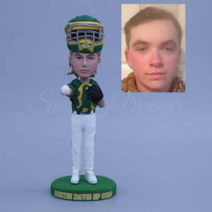 Custom Bobblehead Baseball Pitcher, Customized Baseball Gift, Baseball Player Gift, Softball Coach Gift, Softball Boyfriend Christmas Gift