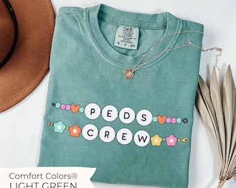 Comfort Colors Pediatric Nurse Shirt, Friendship Bracelet Peds Nurse Shirt, Picu Nurse Shirt, Pediatrics Shirt, Pediatric Nurse Team Shirt
