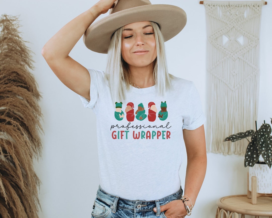 Labor and Delivery Christmas Shirt, Swaddle Specialist NICU Nurse T