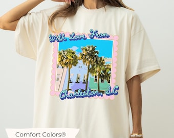 Charleston Bachelorette Shirts Comfort Colors Charlestone Bachelorette Shirts Beach Bachelorette Tee Charleston T-Shirts CoastalBachelorette