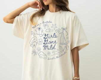 Coastal Bachelorette Party Shirts: Personalized Beach Trip T-Shirts