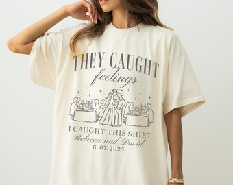 Custom Wedding Toss Shirts, Comfort Colors Wedding Shirt, Personalized Bridal Party Gift, Wedding Party Favors, Matching Group Wedding Merch