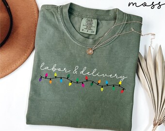Labor and Delivery Nurse Christmas Shirt, Special Deliveries Christmas Shirt, Labor Tech Christmas t-shirt, NICU Nurse Christmas Shirt OBGYN