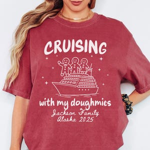 Custom Family Christmas Cruise Shirts Comfort Colors Christmas Holiday Trip Matching Christmas Cruise Shirt Cousin Cruise Crew 2025 GroupTee