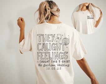 Custom Wedding Toss Shirts, Comfort Colors Wedding Shirt, Personalized Bridal Party Gift, Wedding Party Favors, Matching Group Wedding Merch