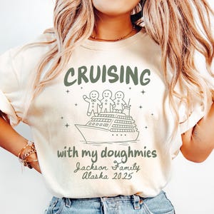 Custom Family Christmas Cruise Shirts Comfort Colors Christmas Holiday Trip Matching Christmas Cruise Shirt Cousin Cruise Crew 2025 GroupTee