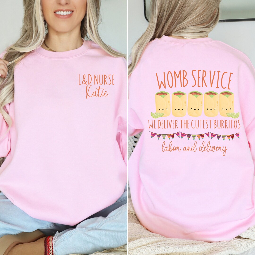 Custom Labor and Delivery Nurse Shirt, Cute L and D Team Sweatshirt