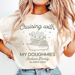 Custom Family Christmas Cruise Shirts Comfort Colors Christmas Holiday Trip Matching Christmas Cruise Shirt Cousin Cruise Crew 2025 GroupTee