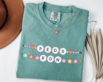 Comfort Colors Pediatric Dietician Shirt, Friendship Bracelet Peds Nurse Shirt, Peds RDN Shirt, Pediatrics Shirt, Pediatric Nurse Team Shirt