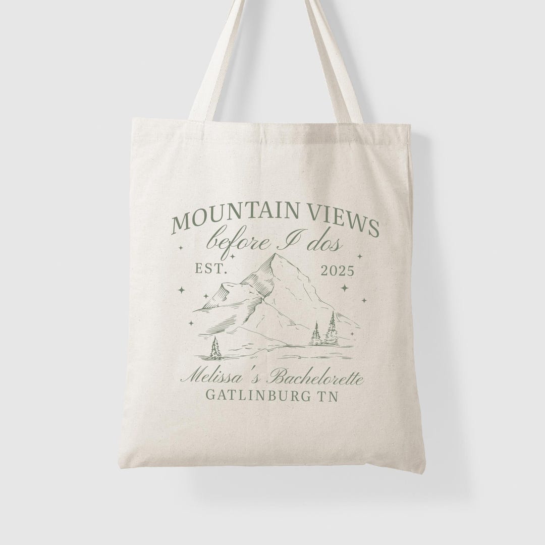Custom Camp Bachelorette Tote, Personalized Bachelorette Totes ...