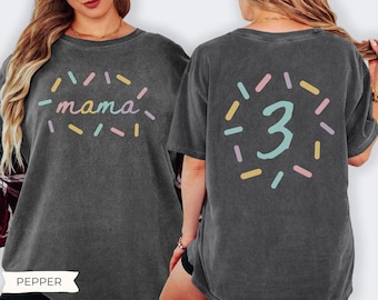 Custom Sprinkles Birthday Family Matching Shirt, Cupcake First Birthday Tees, Donut theme Birthday Shirts, 1st Birthday Party T-shirts