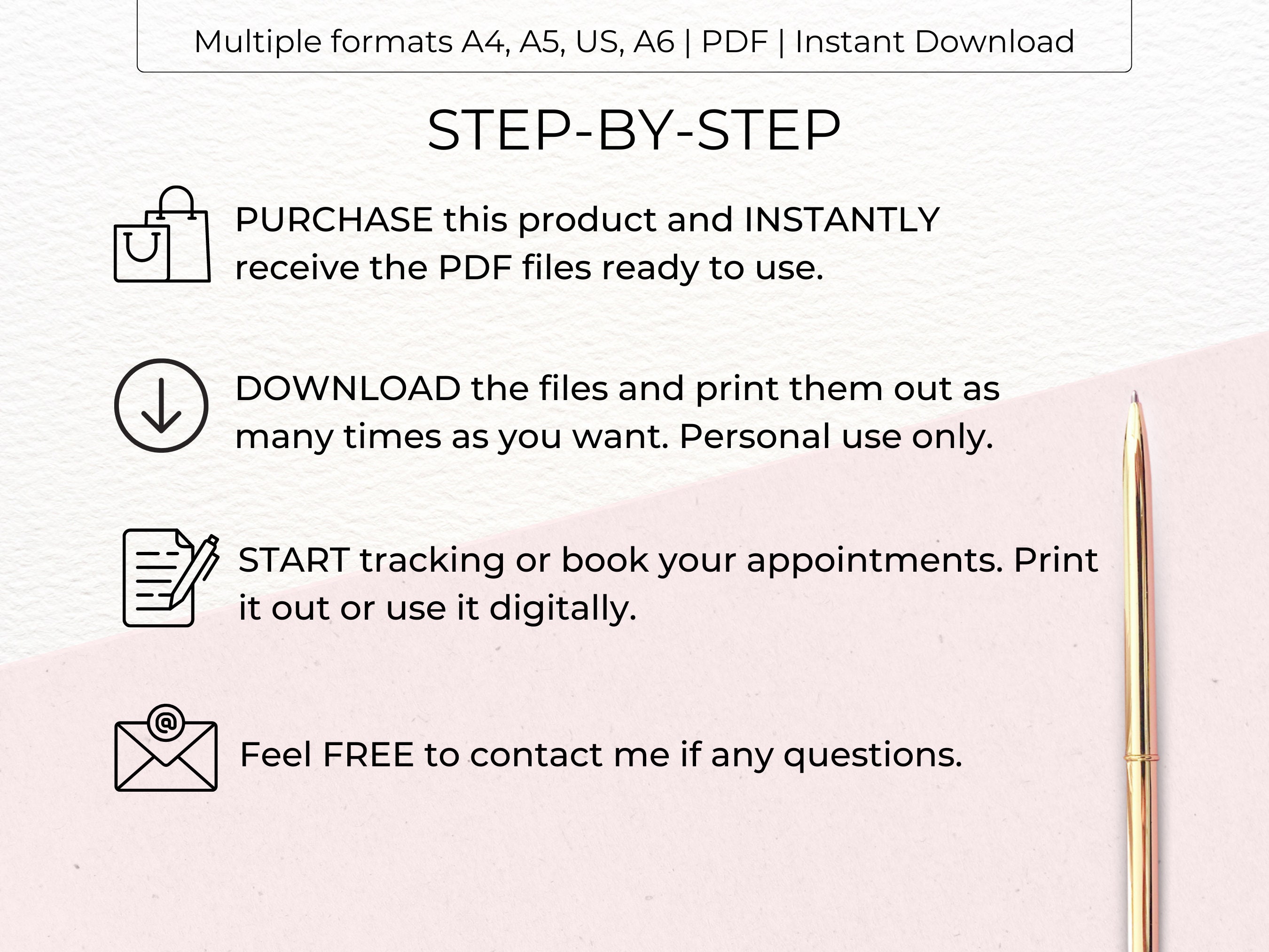 Interval Reminders APPOINTMENT TRACKER Printable - 15 Min Interval Appointment Planner ...