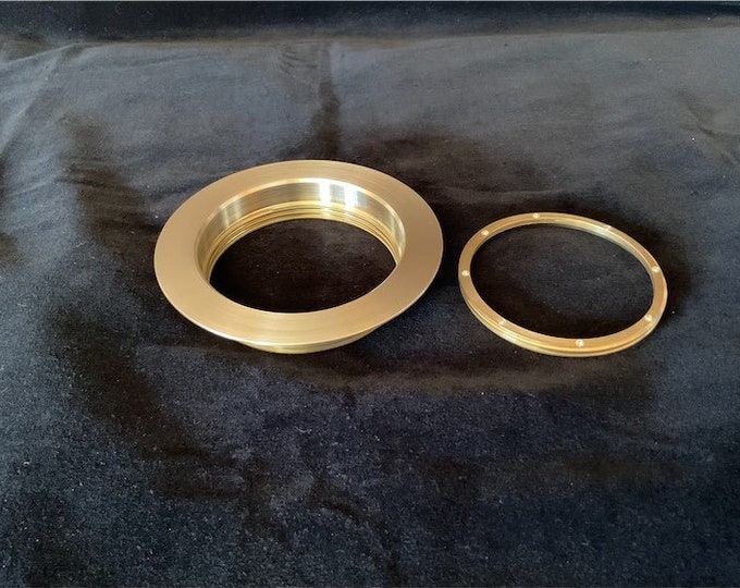 Threaded Brass Insert for Lidded Vessels and Urns 23/4 /threaded Brass