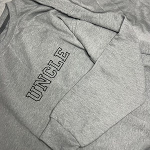 Embroidered Uncle Crewneck