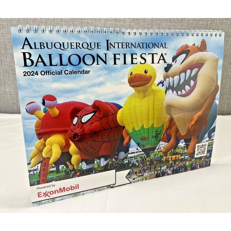 Balloon Fiesta 2024 Calendar Albuquerque International Etsy Portugal