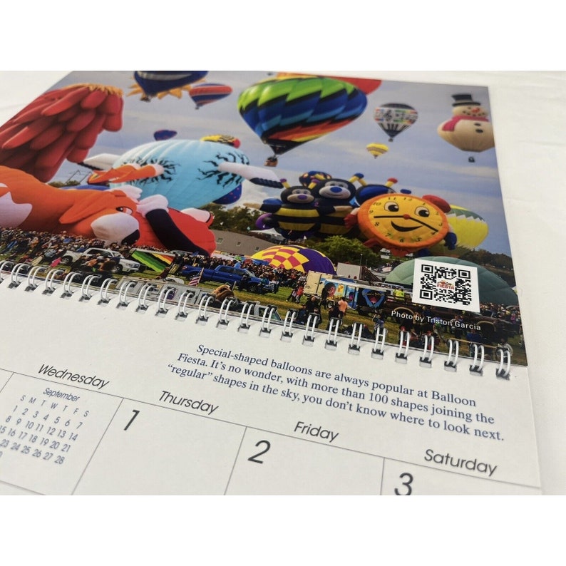 Balloon Fiesta 2024 Calendar Albuquerque International Etsy