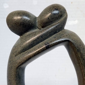 Abstract Stone Art, Vintage Stone Sculpture, Collector Carving, Stone Art, Abstract Art, Abstract Sculpture, Vintage Abstract