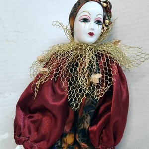 Muñeca Mascarada, 16 pulgadas, Colección Renacimiento, Carrusel Canadá, Muñeca Coleccionista, Muñeca Vintage, Mascarada Vintage, Muñeca Coleccionista Vintage