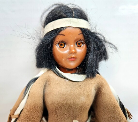 Native Girl Doll, Collector Doll Girl Doll, Vintage Doll