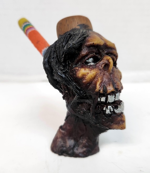 zombie tobacco Vintage Ghoul Pipe, Zombie Pipe, Vintage Pipe, Monster Pipe, Unique Pipe,  Zombie Skull, Tobacco Pipe, Living Dead Pipe, Zombie Head Pipe