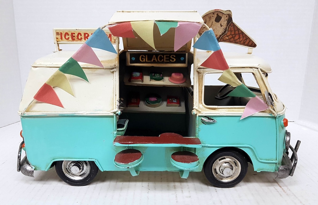 Ice Cream Van, Vintage Toy, Vintage Van, Toy Van, Toy Truck, Toy Ice