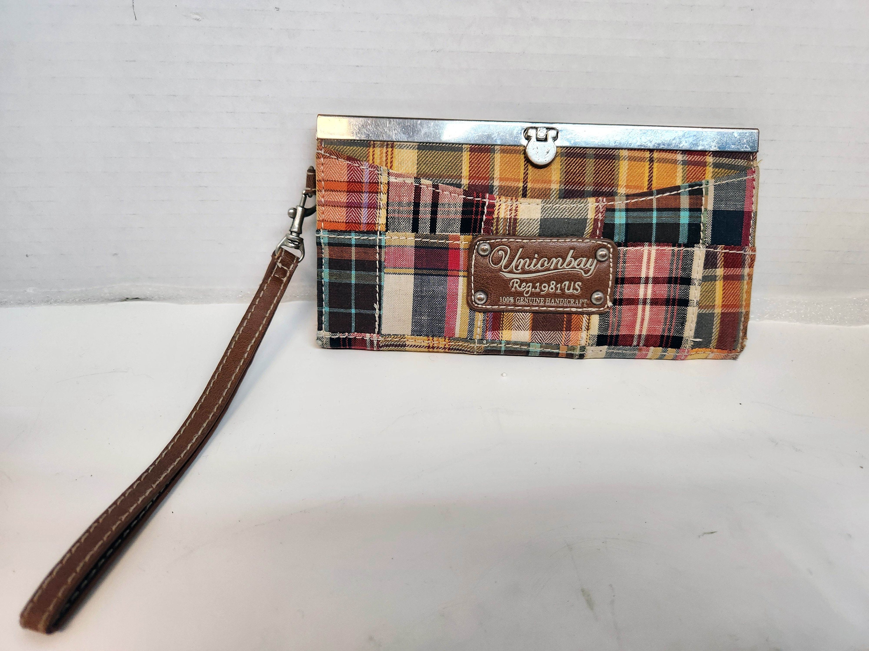 Unionbay Clutch Purse Vintage Patchwork Handcrafted Purse Vintage 1981 Purse US Vintage Purse Etsy