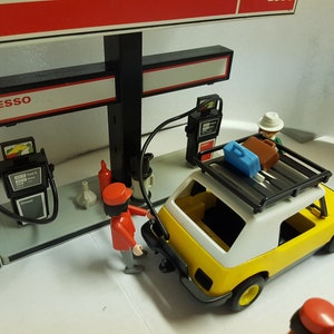 Playmobil Esso, Vintage Playmobil,  Esso Service Station #3434, 1985 Vintage Playtoy, Imagination Play, Collectible PlaySet,