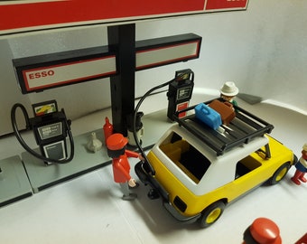 Playmobil Esso, Vintage Playmobil, Esso Service Station #3434, 1985 Vintage  Playtoy, Imagination Play, Collectible PlaySet,