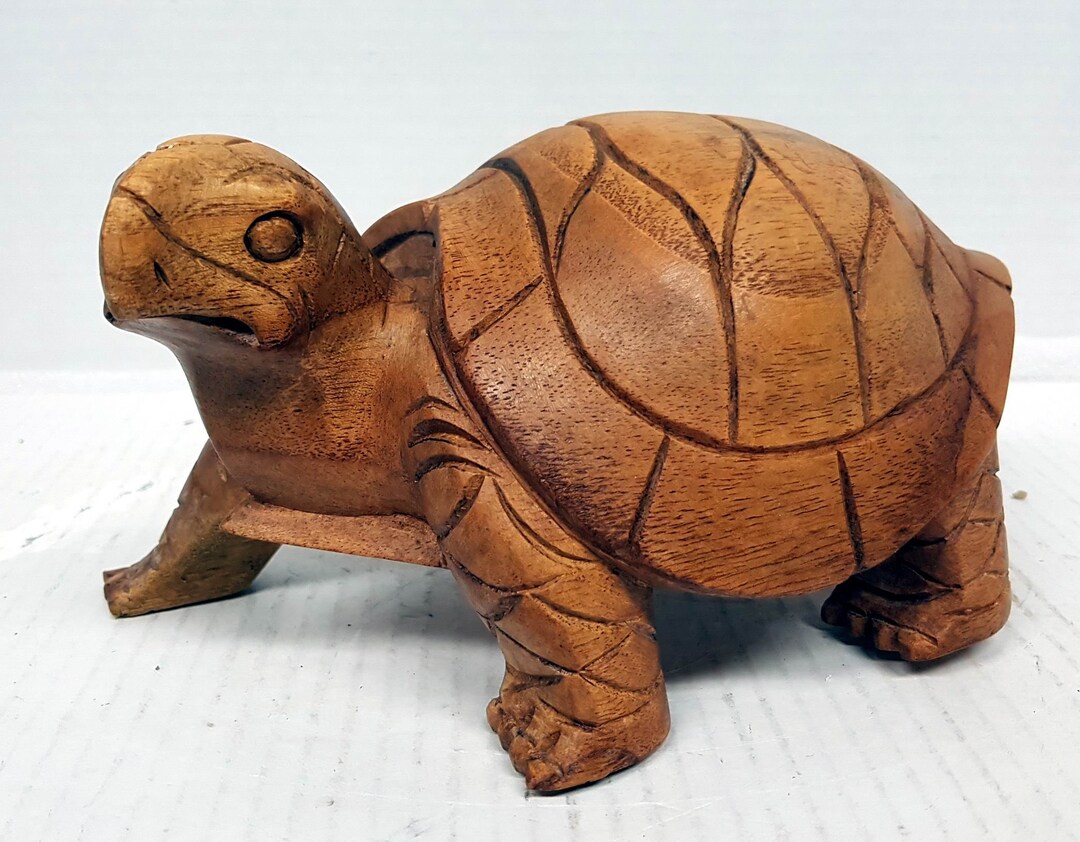 Wood Turtle, Carved Turtle, Wood Art, Wooden Turtle, Vintage Wood Turtle, Vintage Turtle, Etsy