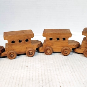 Wood Toy Train, Vintage Train,  Vintage Toy, Vintage Toy Train, Vintage Wood Train, Creative Toy, Toy Activities